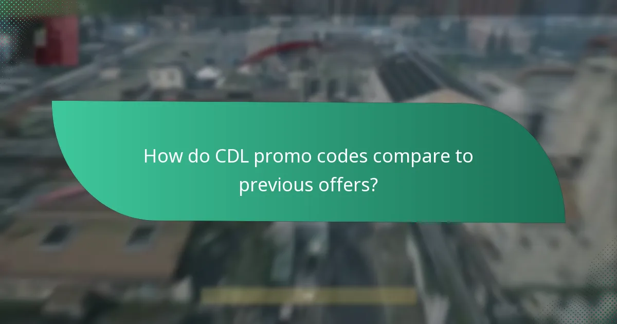 What recent updates affect CDL promo codes?