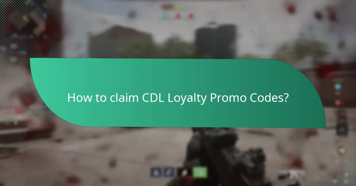 How to claim CDL Loyalty Promo Codes?