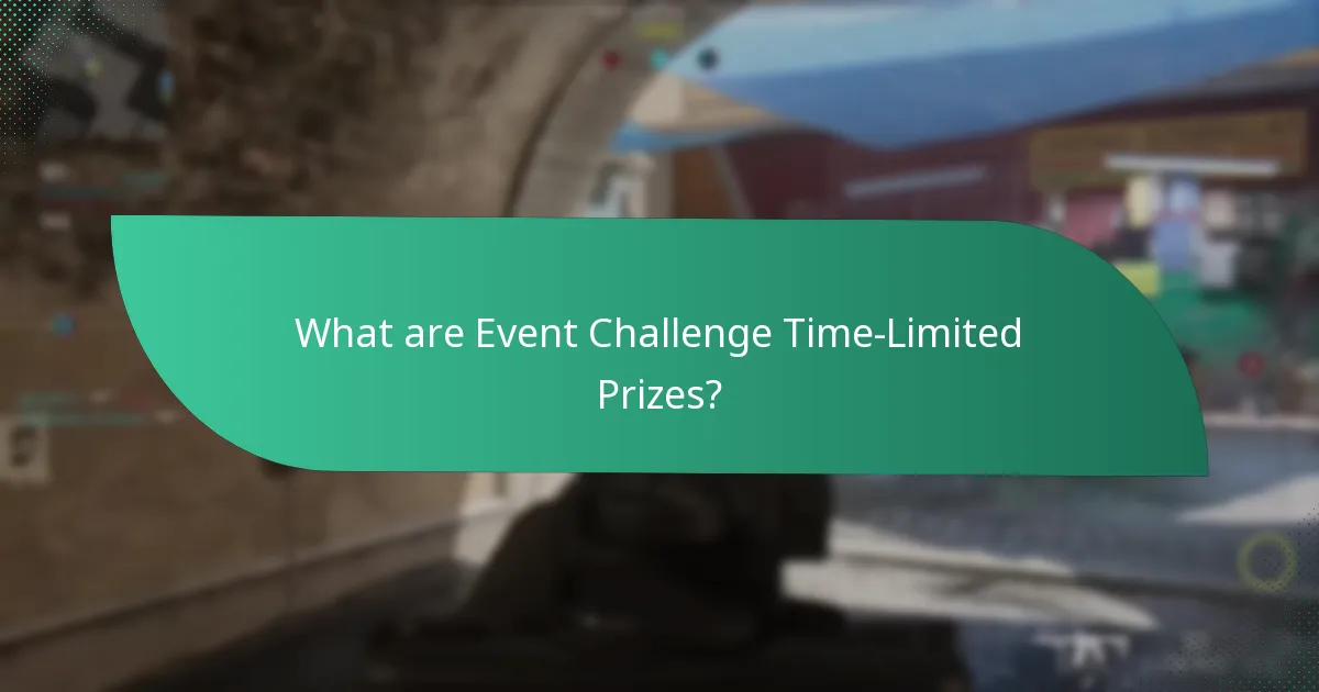 Why is urgency important in Event Challenge Prizes?